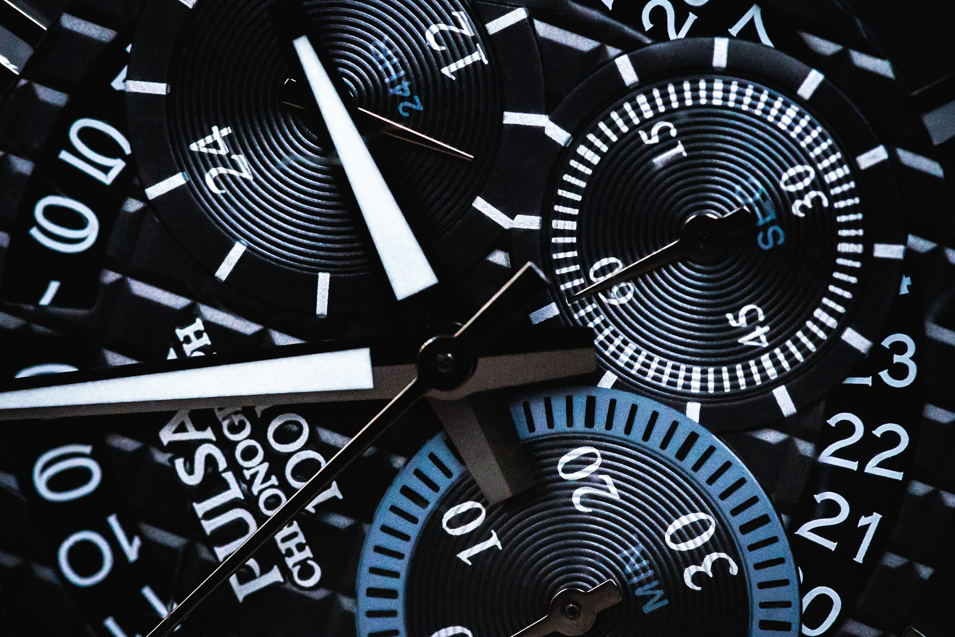 a close up of a watch face with numbers on it